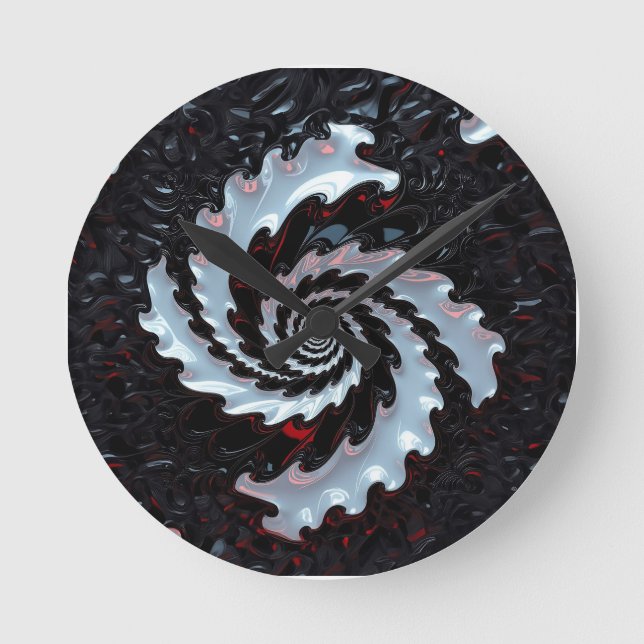 AiKo Beats™ Sonic Vector – Fracture Rund Klocka (Framsida)