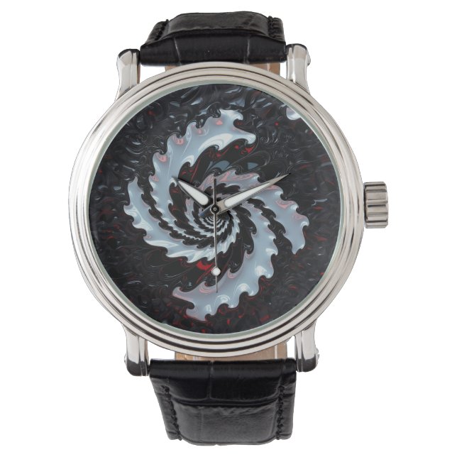 AiKo Beats™ Sonic Vector – Fraktur Armbandsur (Framsida)