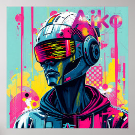 AiKo Grunge Grafik #3 Poster