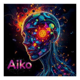 AiKo Grunge Grafik #4 Perfect Poster