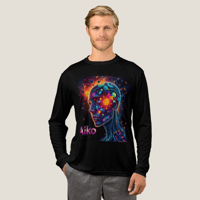 AiKo Grunge Grafik #4 T Shirt (Hel framsida)