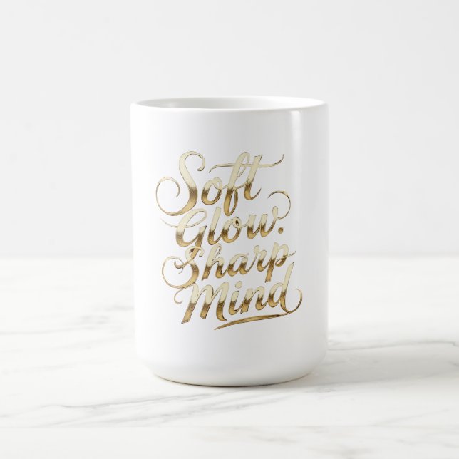 AiKo Script™ Glans Kaffemugg (Center)