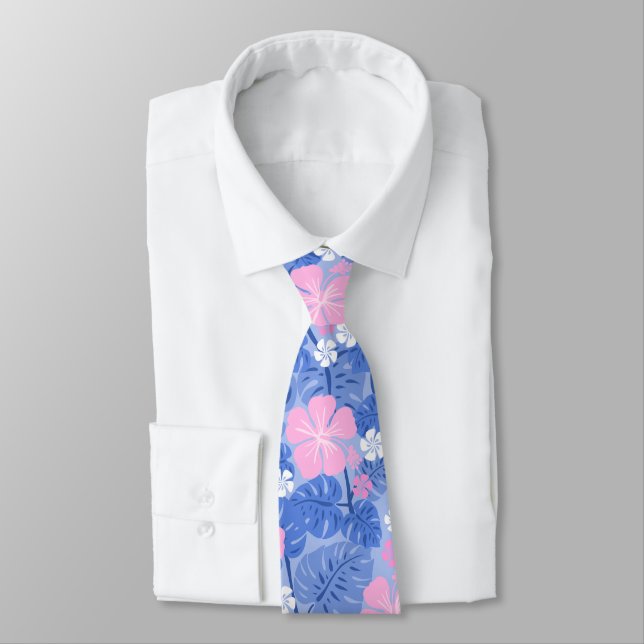 Ailani Hawaiian Hibiscus Tropisk - Periwinkle Slips (Bunden)