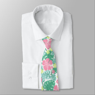 Ailani Hawaiian Hibiscus Tropisk - Rosa och Mint Slips