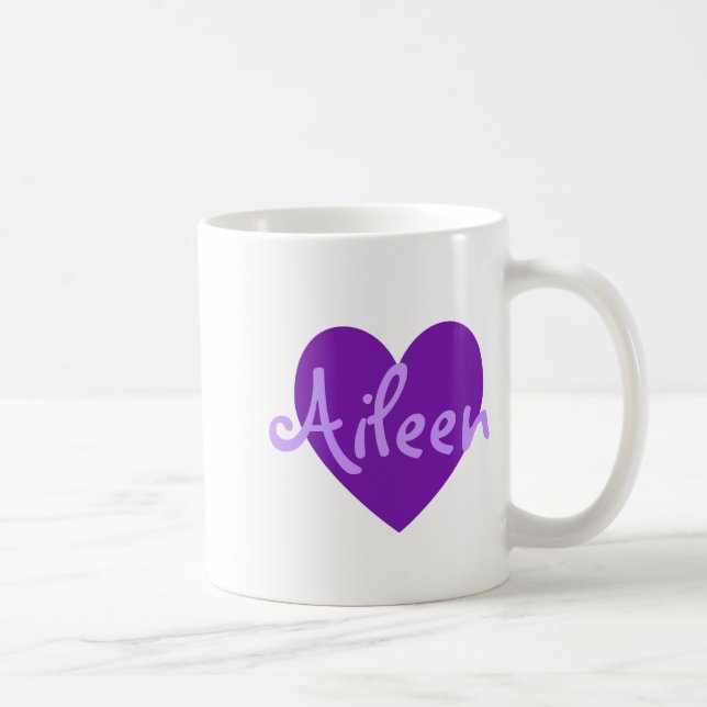 Aileen i Lila Kaffemugg (Höger)