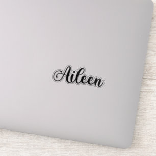 Aileen Namn - Handskriven kalligrafi Klistermärken