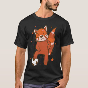Ailuridae spelar fotboll Björn Katt Bambu T Shirt