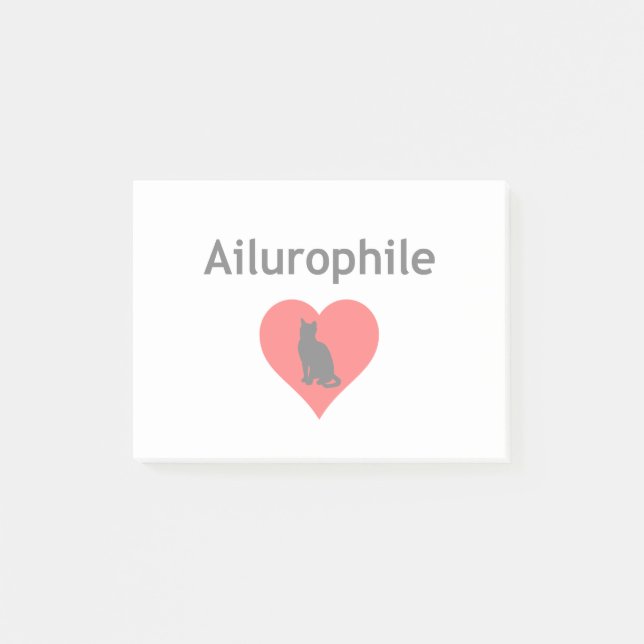Ailurophile Post-it Block (Framsida)