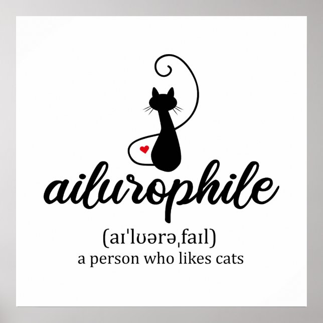 Ailurophile Poster (Framsidan)