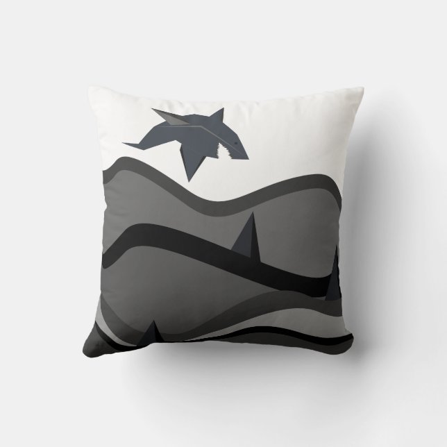 Ailyshark  coussin kudde (Baksida)