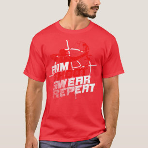 Aim Shoot Swear Repeat Archery Archer Gift T Shirt