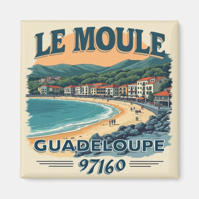 Aimant Le Moule Guadeloupe 97160 | Magnet (Framsidan)