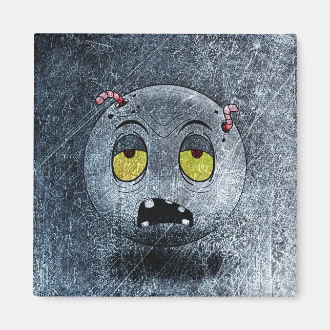 Aimant Zombiemoji Vintage Magnet (Framsidan)