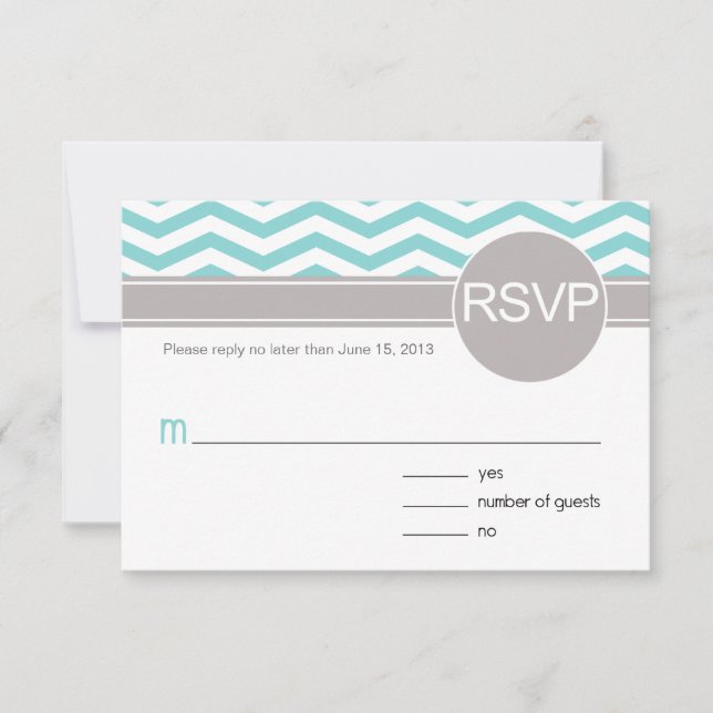 Aimee Chic Chevron OSA | teal (Framsida)
