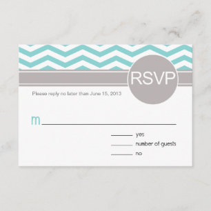 Aimee Chic Chevron OSA teal Kort