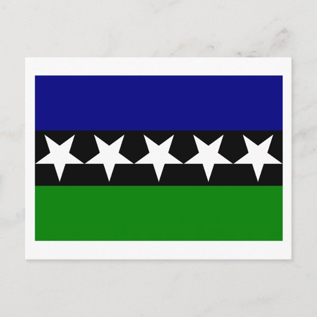 Aimeliik Flagga Vykort (Framsida)