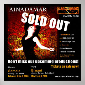 ainadamar 30 x 30 poster