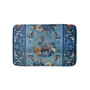 Ainkant Chinese Deep Royal Blue Badrumsmatta