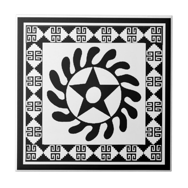 Ainkra-blomkrets med gräns 12.png kakelplatta (Framsidan)