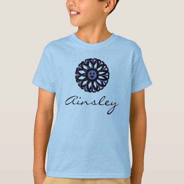 Ainsley Lekande blomma Tee (Framsida)