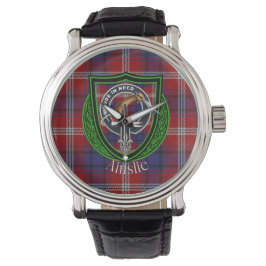 Ainslie Scottish Klan Tartan & Vapensköld Armbandsur