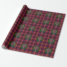 Ainslie Scottish Klan Tartan & Vapensköld
