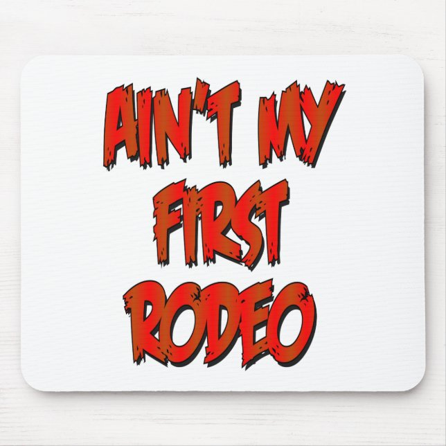 Aint min första Rodeo Musmatta (Framsidan)