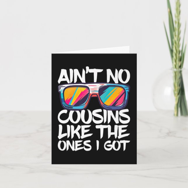 Aint No Cousins like One I Har Shirt Vuxnas K Kort (Framsida)