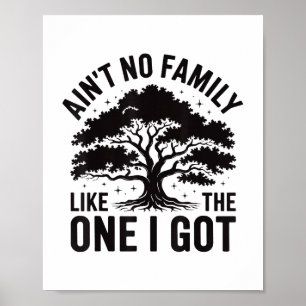 Aint No Family like like One I Har Cute Matching R Poster