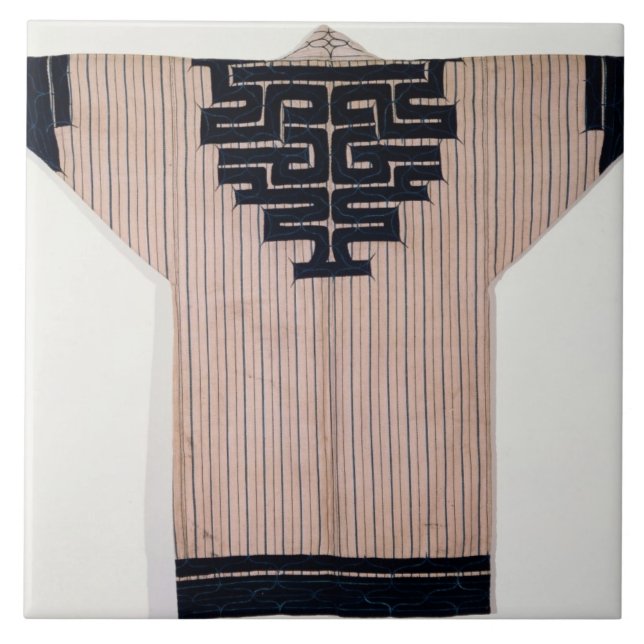 Ainu jackar, det 19th århundradet kakelplatta (Framsidan)