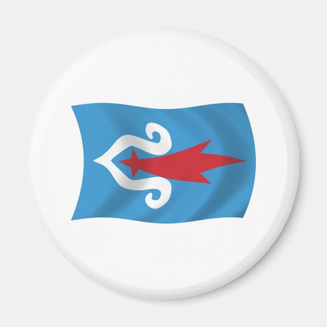 Ainu People Flagga Magnet (Framsidan)