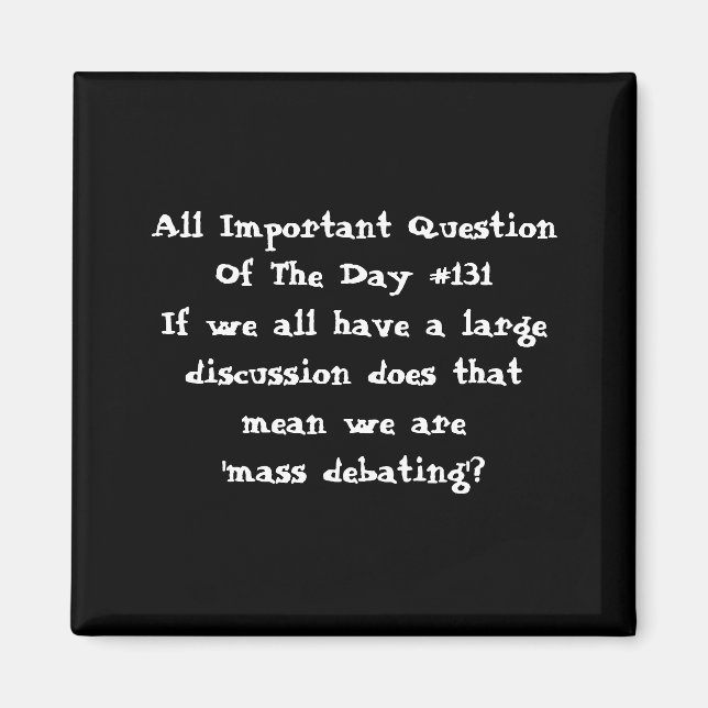 AIQOTD Magnet - #131 (Framsidan)