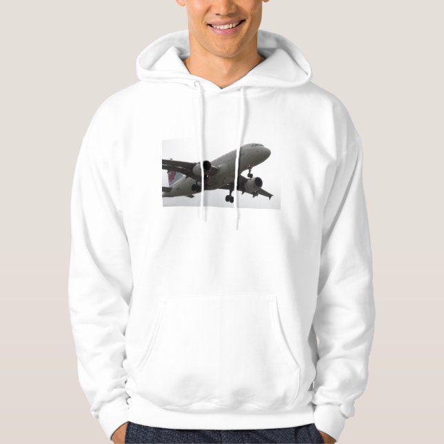 Air Canada flygbuss Sweatshirt Med Luva (Framsida)