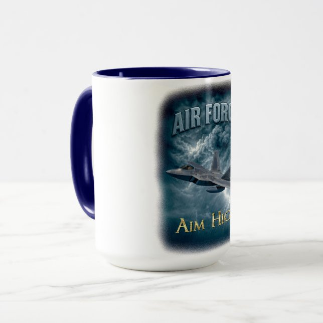 Air Force “Aim High” Mug Mugg (Framsida vänster)