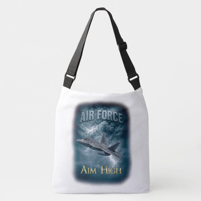 Air Force Aim High Shoulder Bag Axelväska (Framsida)