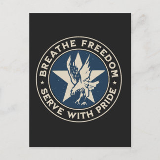 Air Force - Breathe freedom, serve with pride. Vykort