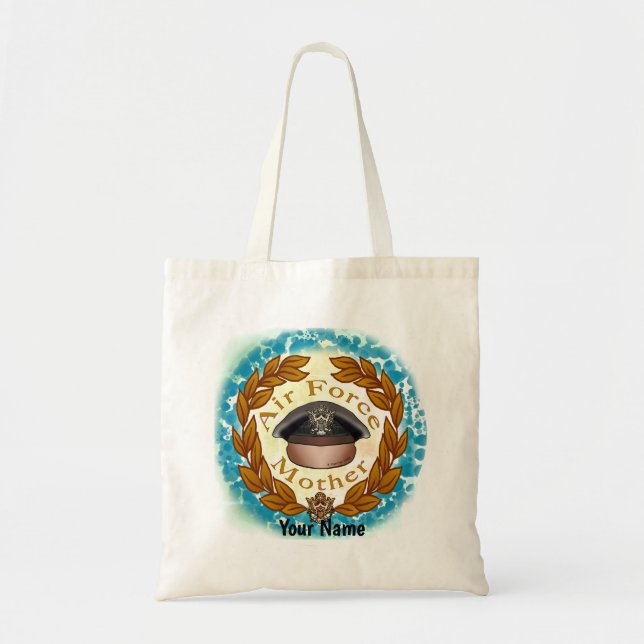 Air Force Mamma Totebag Tygkasse (Framsidan)