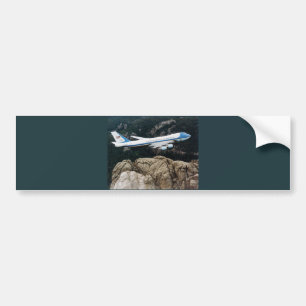 Air Force One över Mount Rushmore Bildekal