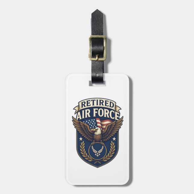 Air Force (USAF) Bagagebricka (Vertikal Framsida)