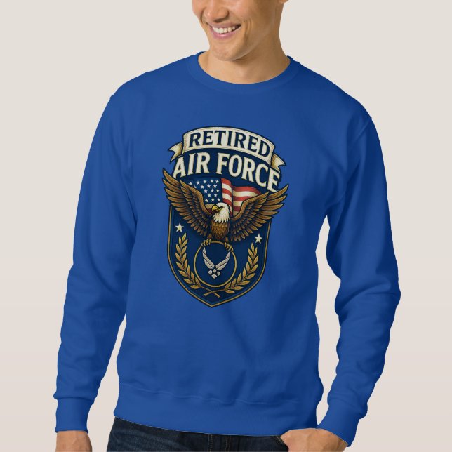 Air Force (USAF) Lång Ärmad Tröja (Framsida)