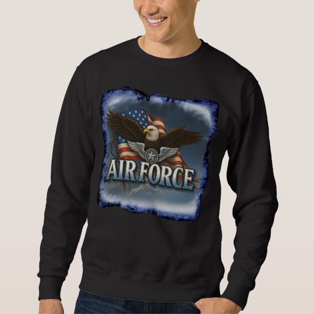 Air Force (USAF) Lång Ärmad Tröja (Framsida)