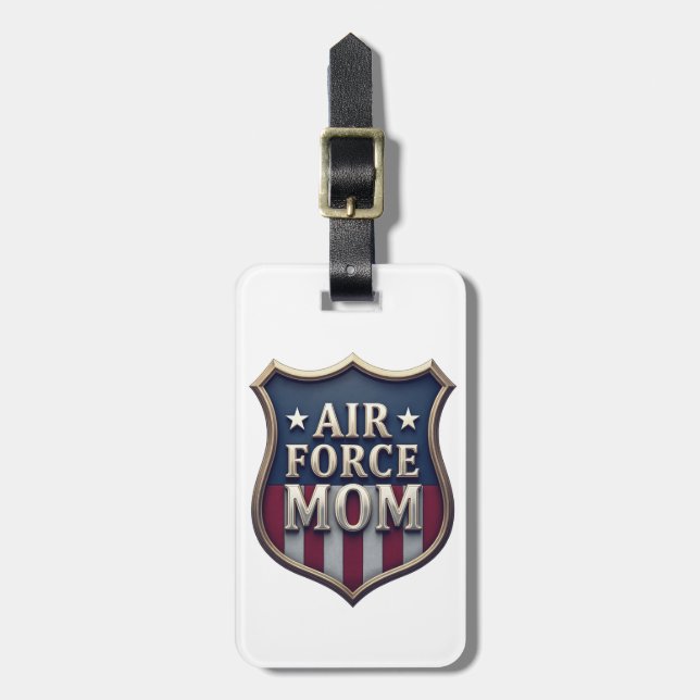Air Force (USAF) Mom Bagagebricka (Vertikal Framsida)