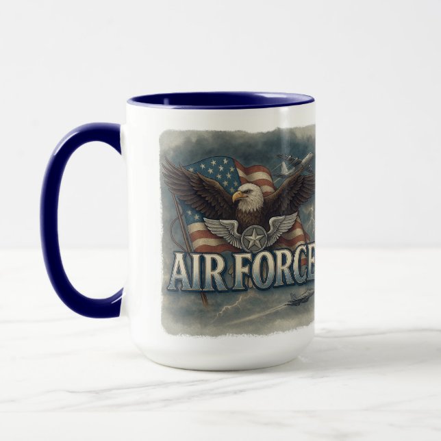 Air Force (USAF) Mugg (Vänster)