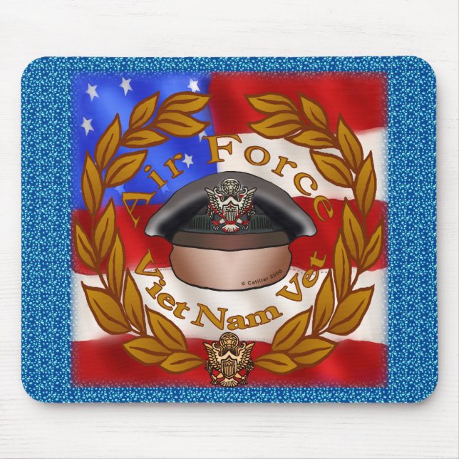 Air Force Viet Nam-veteran musmatta (Framsidan)