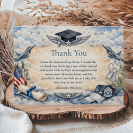 Air Force Wings Graduation Tack Kort