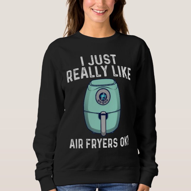 Air Fryer Män Kvinnor Kockar Kockar Matlagning T Shirt (Framsida)