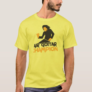 Air Guitar mästaredesign T-shirt