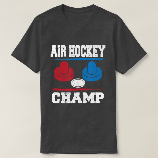 Air Hockey Champ  hockey table champion  T Shirt (Design framsida)