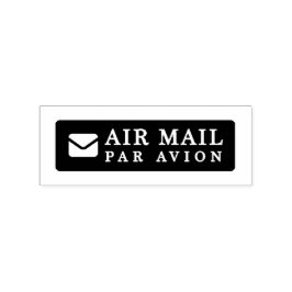 AIR MAIL PAR AVION 手紙 エアメールスタンプ mail letter ラバースタン Stämpel