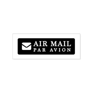 AIR MAIL PAR AVION 手紙 エアメールスタンプ mail letter ラバースタン Stämpel